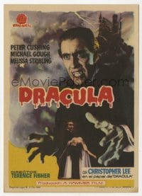 9m227 HORROR OF DRACULA Spanish herald 1959 Hammer, Christopher Lee as Dracula, Albericio art!