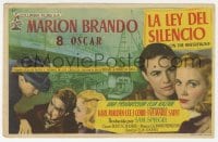 9m354 ON THE WATERFRONT Spanish herald 1955 Elia Kazan, Marlon Brando, Eva Marie Saint, different!