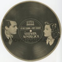 9m362 PENNY SERENADE die-cut Spanish herald 1943 Cary Grant, Irene Dunne, different record design!
