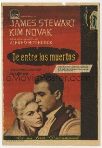 9m499 VERTIGO Spanish herald 1960 Alfred Hitchcock, James Stewart, Kim Novak, Albericio art!