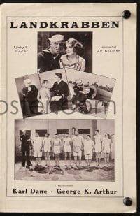 9m815 ALL AT SEA Danish program 1929 Karl Dane as Stupid McDuff with George K. Arthur, different!