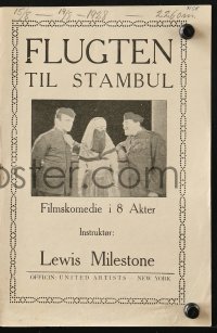 9m983 TWO ARABIAN KNIGHTS Danish program 1927 William Boyd, Mary Astor, Louis Wolheim, different!