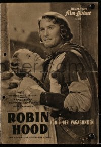 9m550 ADVENTURES OF ROBIN HOOD German program 1950 Errol Flynn, Olivia De Havilland, different!