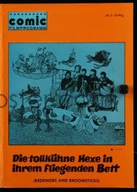 9m563 BEDKNOBS & BROOMSTICKS German program 1972 Walt Disney, Angela Lansbury, different images!