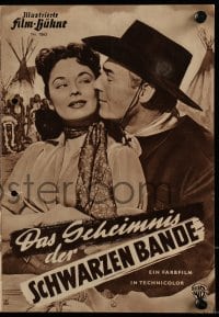 9m580 COLT .45 German program 1953 many different images of Randolph Scott & sexy Ruth Roman!