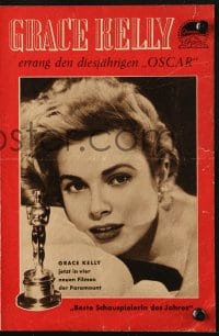 9m630 GRACE KELLY German program 1955 winner of the Best Actress Academy Award for Country Girl!