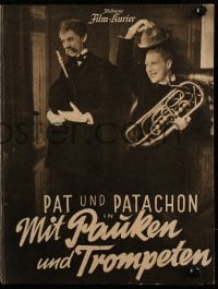 9m683 MED FULD MUSIK German program 1935 Danish Lau Lauritzen's With Full Music, Carl Schenstrom!