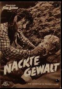 9m693 NAKED SPUR German program 1953 different images of James Stewart & sexy Janet Leigh!