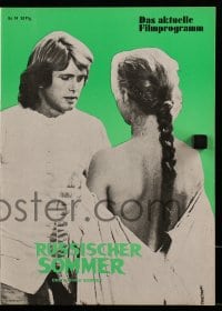 9m703 ONE RUSSIAN SUMMER German program 1973 different images of Oliver Reed & Claudia Cardinale!