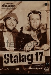 9m755 STALAG 17 German program 1960 William Holden, Billy Wilder WWII POW classic, different!