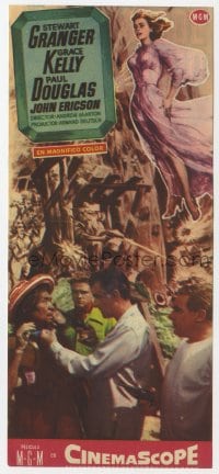9m211 GREEN FIRE 4pg Spanish herald 1955 different close up of beautiful Grace Kelly & Stewart Granger!