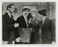 9r772 ALLAN JONES signed 8x10 REPRO still 1980s with the Marx Brothers in A Night at the Opera!