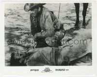 9r793 BEN JOHNSON signed 8.25x10 REPRO still 1968 over wounded Clint Eastwood in Hang 'Em High!