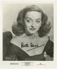 9r795 BETTE DAVIS signed 8x10 REPRO 1980s best head & shoulders portrait from All About Eve!