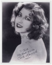 9r809 CARLA LAEMMLE signed 8x10 REPRO still 1980s smiling portrait of the pretty silent actress!