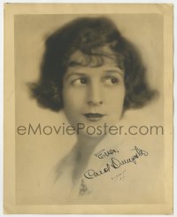 9r317 CAROL DEMPSTER signed deluxe 8x10 still 1920s portrait of the silent actress by Boris!
