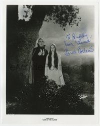 9r811 CARROLL BORLAND signed 8x10.25 REPRO still 1980s with Bela Lugosi in Mark of the Vampire!