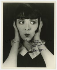 9r823 COLLEEN MOORE signed 8x10 REPRO still 1980s great worried portrait of the silent leading lady!