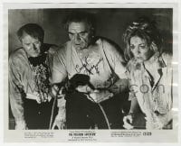 9r354 ERNEST BORGNINE signed 8x10 still 1972 with Red Buttons & Stella Stevens in Poseidon Adventure!