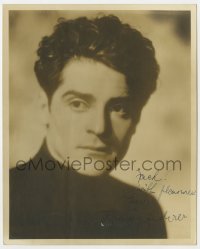 9r358 FRANCIS LEDERER signed deluxe 8x10 still 1930s great intense close portrait of the actor!