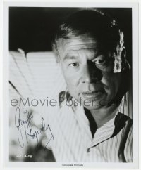 9r368 GEORGE KENNEDY signed 8x10 still 1974 head & shoulders close up from Airport 1975!