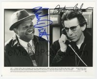 9r371 GET ON THE BUS signed 8x10 still 1996 by BOTH Charles Dutton AND Richard Belzer!