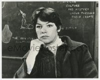 9r374 GLENDA JACKSON signed 8x10 still 1978 by chalkboard in The Class of Miss MacMichael!