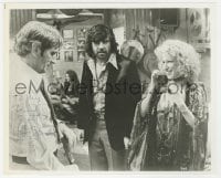 9r867 HARRY DEAN STANTON signed 8x10 REPRO still 1980s with Bette Midler on the set of The Rose!