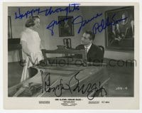 9r395 INTERLUDE signed 8x10.25 still 1957 by BOTH June Allyson AND Rossano Brazzi!