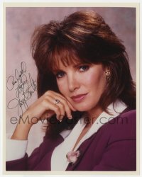 9r706 JACLYN SMITH signed color 8x10.25 REPRO still 1990s one of the original Charlie's Angels!