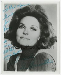 9r912 LEE MERIWETHER signed 8x10 REPRO still 1980s head & shoulders portrait of the Catwoman star!