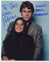 9r734 LOVE STORY signed color 8x10 REPRO still 1971 by BOTH Ali MacGraw AND Ryan O'Neal!