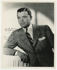 9r921 LYLE TALBOT signed 8x10 REPRO still 1980s great waist-high portrait of the leading man!