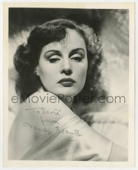 9r923 MADGE EVANS signed 8x10 REPRO still 1980s great close portrait of the beautiful actress!