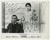 9r462 MARION MACK signed 8x10.25 still R1973 great close up with Buster Keaton from The General!