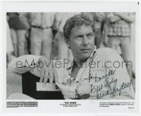 9r464 MARK RYDELL signed 8x9.75 still 1984 candid of the director on the set of The River!