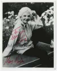 9r935 MARY MARTIN signed 8x10 REPRO still 1980s great smiling portrait later in her career!