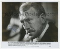 9r470 MAX VON SYDOW signed 8x10 still 1977 close up as the French archaeologist in March or Die!