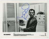 9r476 MICHAEL KEATON signed 8x10 still 1987 close up as the compulsive gambler from The Squeeze!