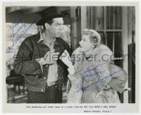 9r940 NEVER A DULL MOMENT signed 8x10 REPRO still 1980s by BOTH Irene Dunne AND Fred MacMurray!