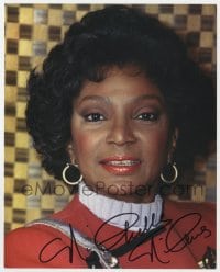 9r606 NICHELLE NICHOLS signed color 8x10 publicity still 2000s in costume as Uhura from Star Trek!