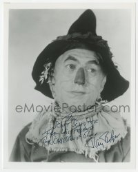 9r953 RAY BOLGER signed 8x10 REPRO still 1980s great portrait as Scarecrow in The Wizard of Oz!