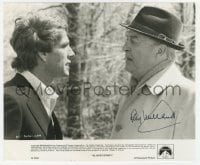 9r504 RAY MILLAND signed 8x9.75 still 1978 close up as Ryan O'Neal's father in Oliver's Story!