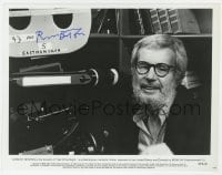 9r517 ROBERT BENTON signed 8x10 still 1982 candid of the director of Still of the Night by camera!