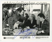 9r539 SHE'S THE ONE signed 8x10 still 1996 by Edward Burns, Cameron Diaz AND Mike McGlone, candid!