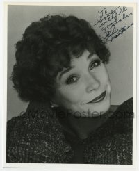 9r974 SHIRLEY MACLAINE signed 8x10 REPRO still 1980s great smiling portrait later in her career!