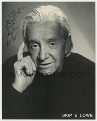 9r627 SKIP E. LOWE signed 8x10 publicity still 1990s portrait of the actor later in his career!