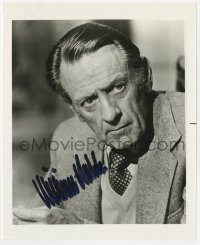 9r994 WILLIAM HOLDEN signed 8x10 REPRO still 1980s head & shoulders close up later in his career!