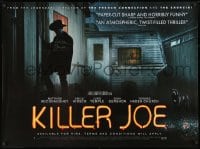 9r058 KILLER JOE signed DS British quad 2012 by William Friedkin, a trailer park murder story!