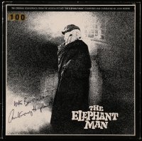 9r032 ANTHONY HOPKINS signed soundtrack record 1980 original music from The Elephant Man!